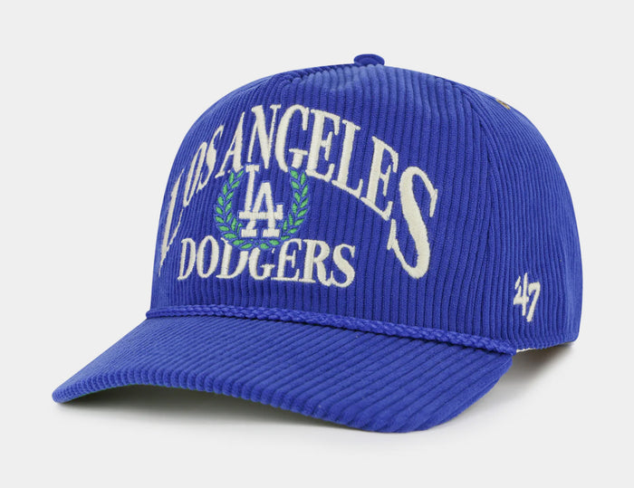 Los Angeles Dodgers Pitchout Hitch Snapback Mens Hat (Blue/White)