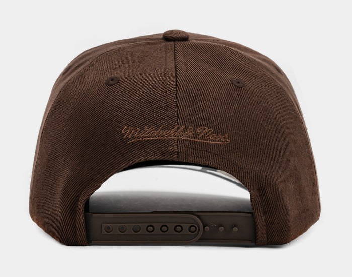 Los Angeles Dodgers Pro Snapback Mens Hat (White/Brown)