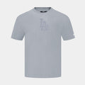 Los Angeles Dodgers Reverse French Mens Short Sleeve Shirt (Grey)