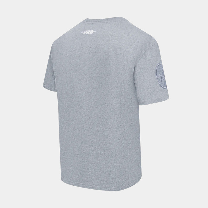 Los Angeles Dodgers Reverse French Mens Short Sleeve Shirt (Grey)