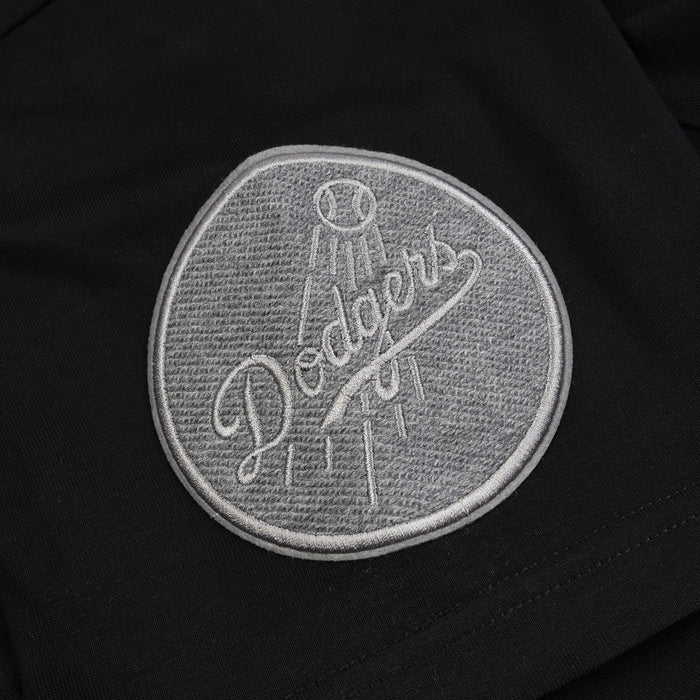 Los Angeles Dodgers Terry Mens Short Sleeve Shirt (Black/Grey)