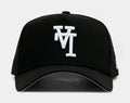 Los Angeles Dodgers Upside Down Logo 9Forty Snapback Mens Hat (Black/White)