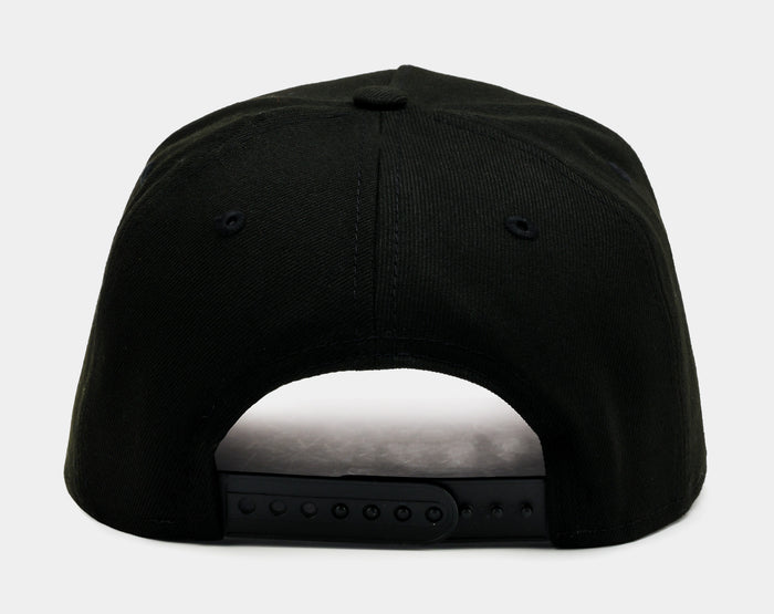 Los Angeles Dodgers Upside Down Logo 9Forty Snapback Mens Hat (Black/White)