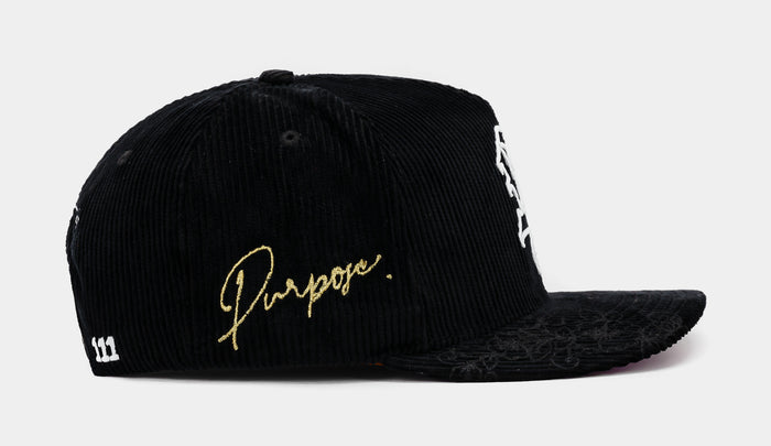 Los Angeles Dreams Dont Sleep Snapback Mens Hat (Black)