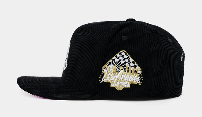 Los Angeles Dreams Dont Sleep Snapback Mens Hat (Black)