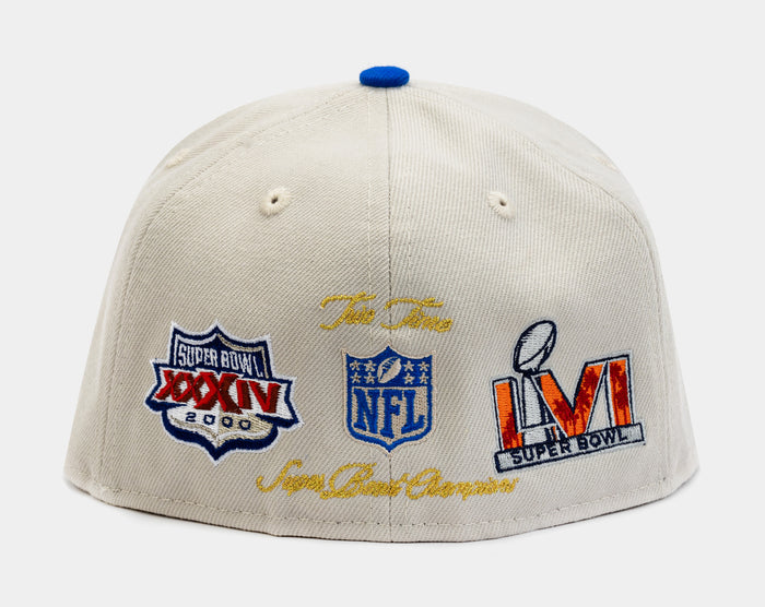 Los Angeles Rams World Class 59Fifty Mens Fitted Hat (Grey/Blue)