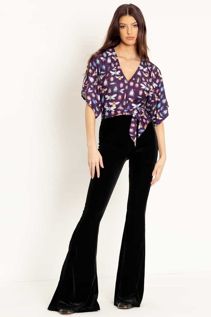 Lovebugs Kimono Tie Top