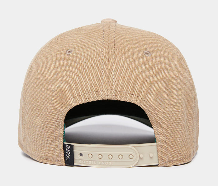 Lucky Duck Snapback Mens Hat (Khaki/Green)