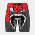 Lux Drip Mens Boxers (Grey/Red)