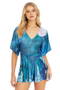 BlackMilk Clothing - Magnolia's Castle Slinky Playsuit