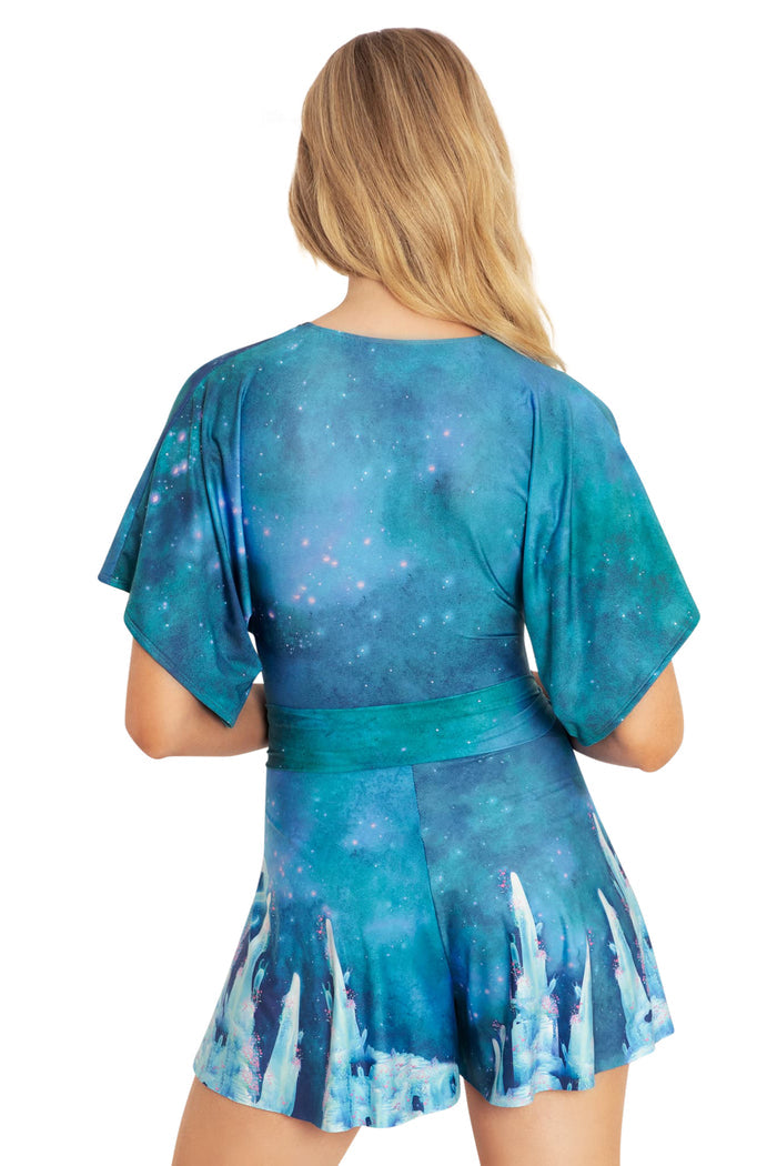 BlackMilk Clothing - Magnolia's Castle Slinky Playsuit