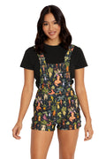 BlackMilk Clothing - Mandrakes Short Overalls