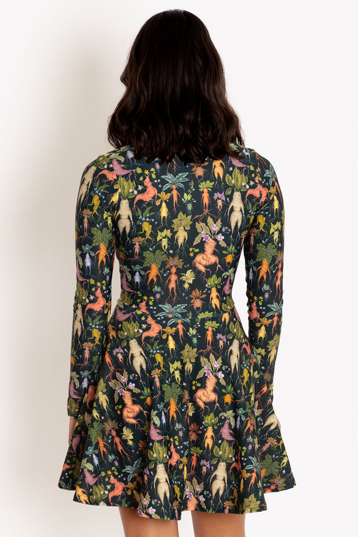 Mandrakes Toastie Long Sleeve Skater Dress