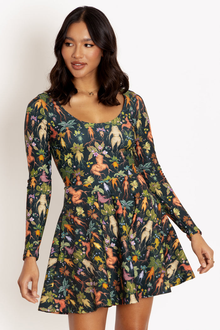 Mandrakes Toastie Long Sleeve Skater Dress
