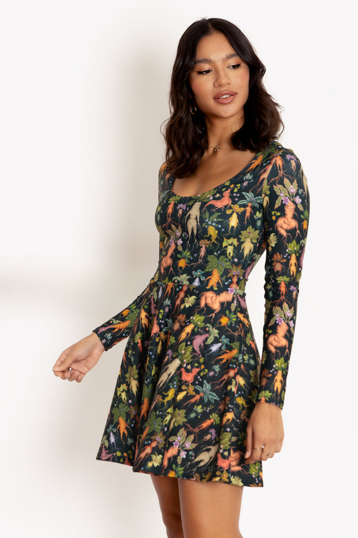 Mandrakes Toastie Long Sleeve Skater Dress