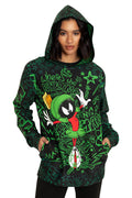 BlackMilk Clothing x Warner Brothers Looney Tunes - Marvin The Martian Hoodie Sweater - Warner Bros. Merchandise - Collaboration apparel - Licenced.
