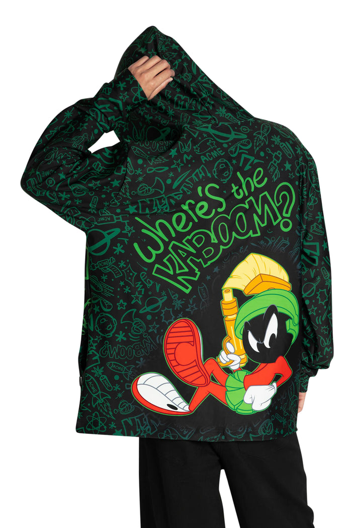 BlackMilk Clothing x Warner Brothers Looney Tunes - Marvin The Martian Hoodie Sweater - Warner Bros. Merchandise - Collaboration apparel - Licenced.