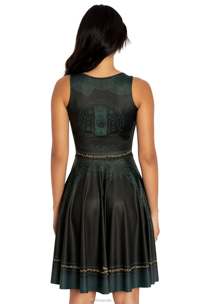 BlackMilk Clothing x Nintendo The Legend Of Zelda - Master Sword Princess Longline Dress - The Legend of Zelda Merchandise - Collaboration apparel - Licenced.