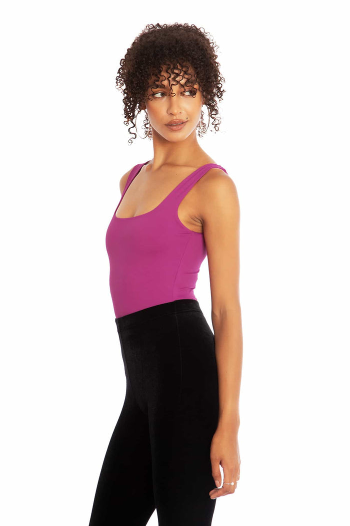 Matte Fuchsia Tank Top