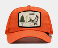 Maybe Game RLXD Trucker Mens Hat (Orange/Beige)