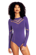 mega sassy nation purple bodysuit