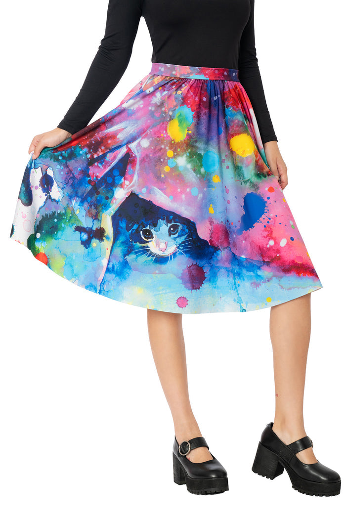 Meow Midi Skirt