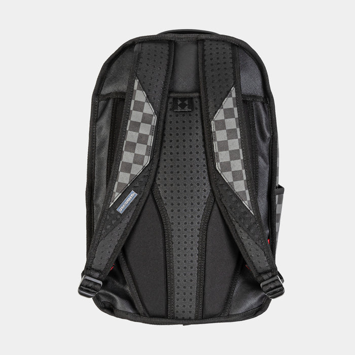 Metallic Drips Mens Backpack (Black/Grey)