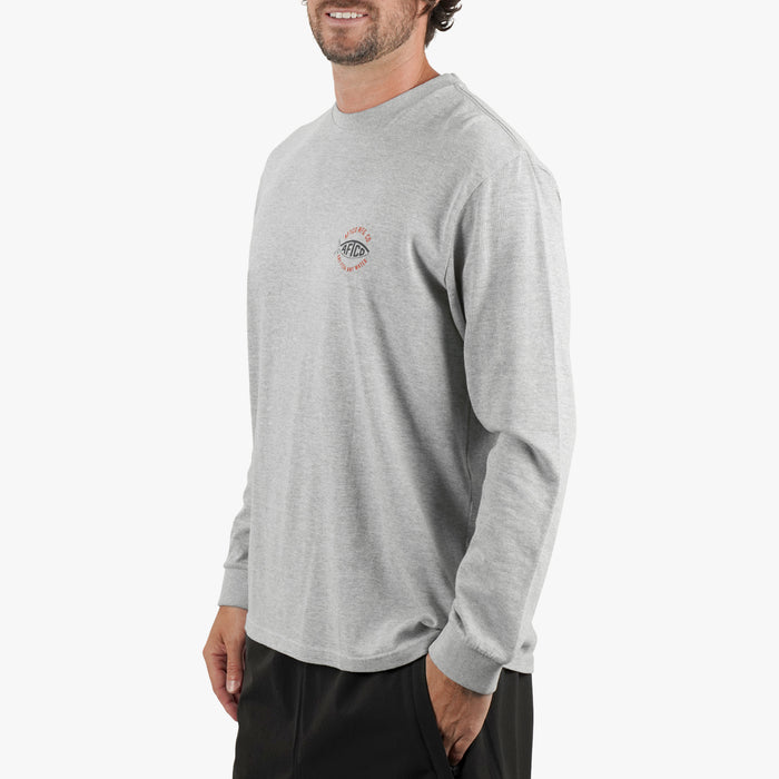 Athletic Heather $Model is 6'3" 185lbs Size L$