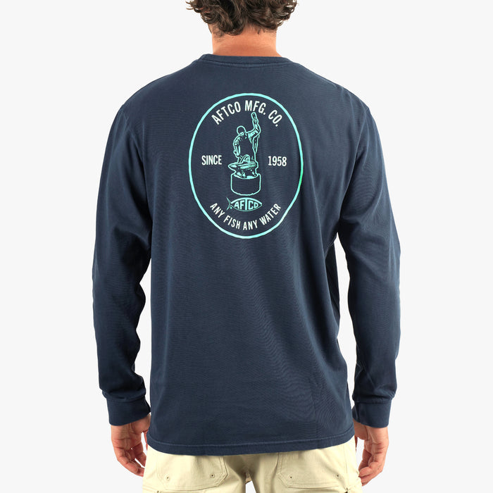 Navy $Model is 6'3" 185lbs Size L$