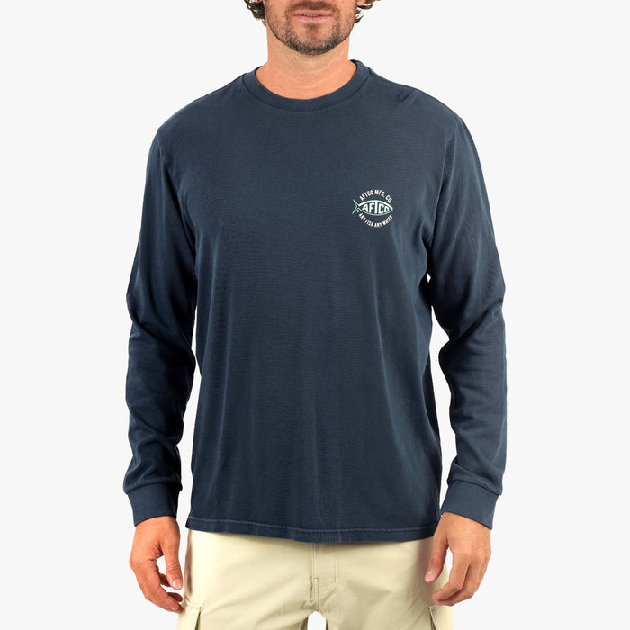 Navy $Model is 6'3" 185lbs Size L$