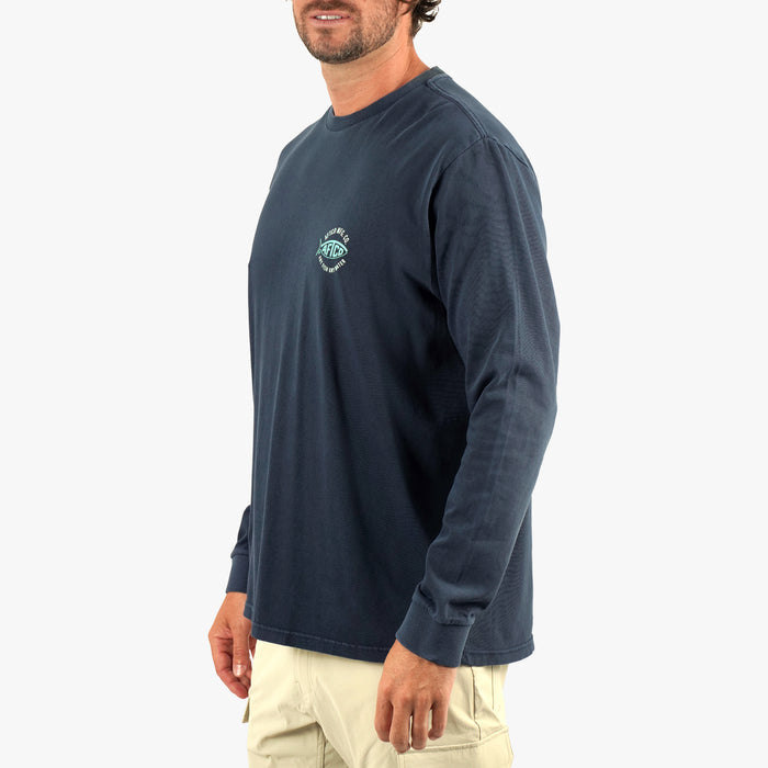 Navy $Model is 6'3" 185lbs Size L$