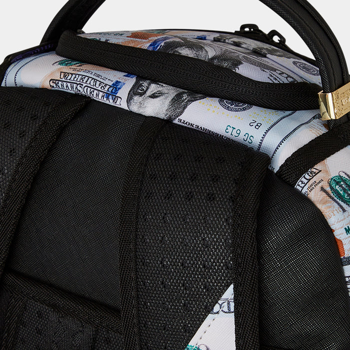 Money Splat Mens Backpack (Purple/Blue)