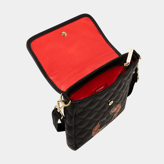 Money Tigers Messenger Sling Mens Bag (Black)