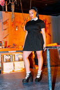 Moon Magic Collared Button Up Dress