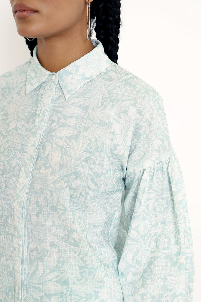 Morris Sunflower Puff Sleeve Shirt