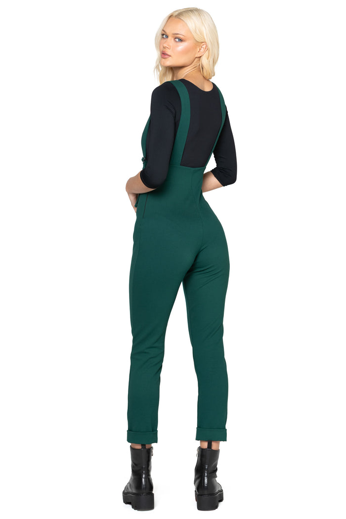 Moss Push It Ponte Ultra High Overalls
