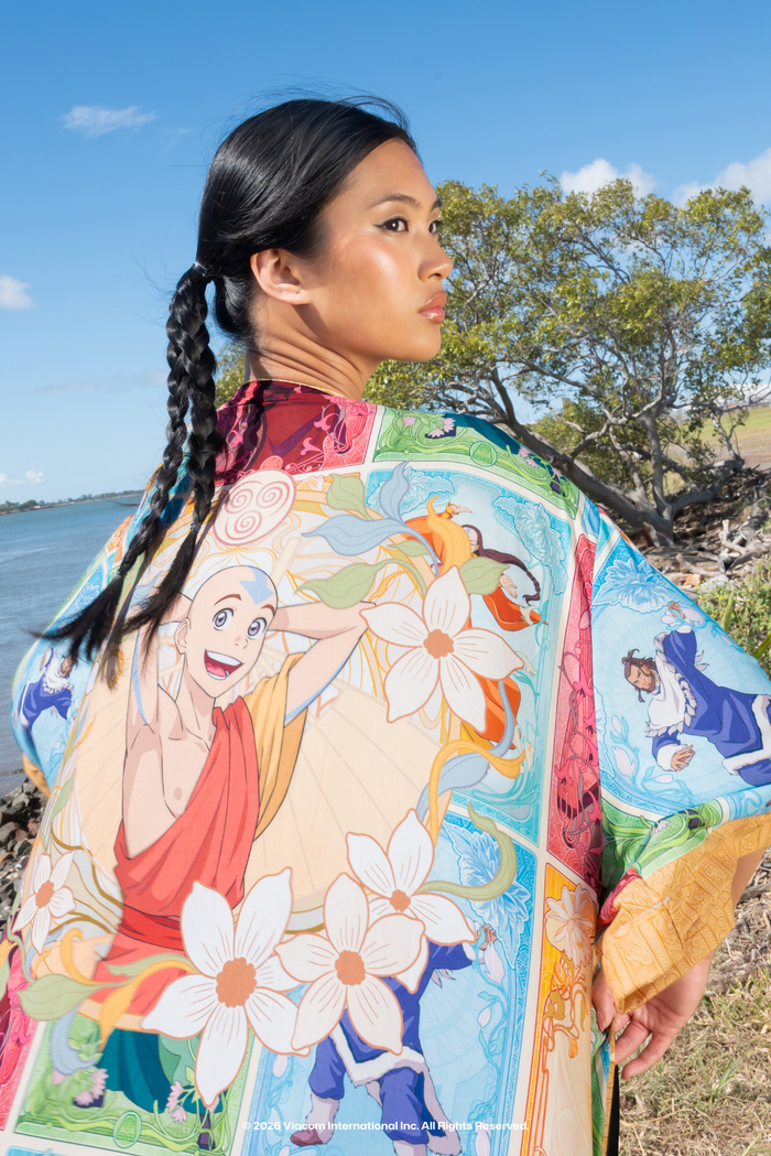 Avatar: The Last Airbender x BlackMilk Mucha Avatar Robe, statement Avatar fashion and licensed Avatar apparel featuring the Avatar