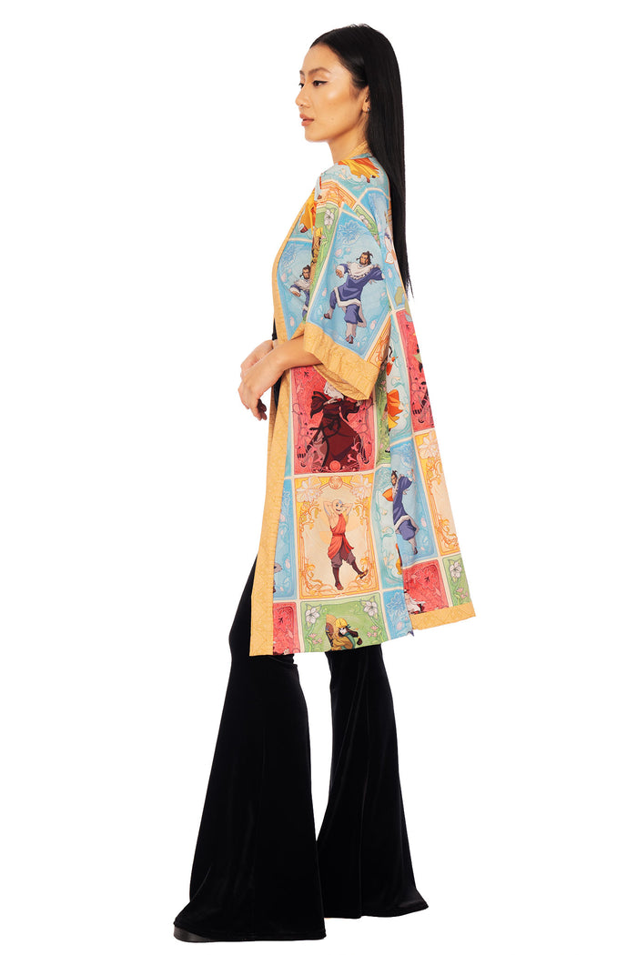 Avatar: The Last Airbender x BlackMilk Avatar Robe inspired by Aang and Avatar lore, licensed Avatar fashion collection