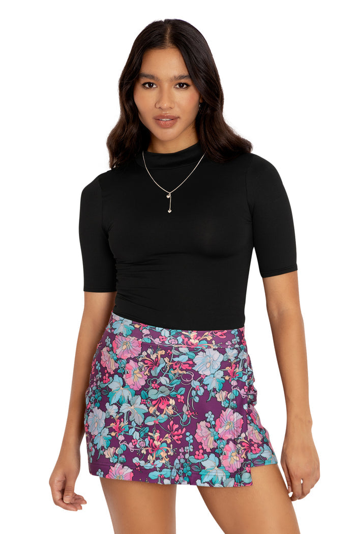 BlackMilk Clothing - Mucha Honeysuckle Pocket Skort