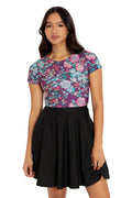 BlackMilk Clothing - Mucha Honeysuckle Toastie Cap Sleeve Crop