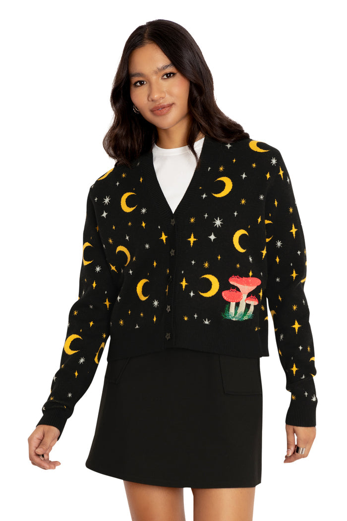 BlackMilk Clothing - Mushroom Cats Cardigan