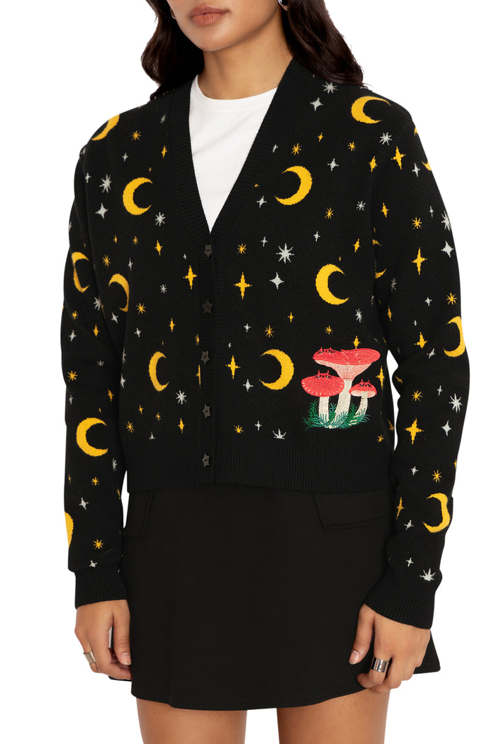 BlackMilk Clothing - Mushroom Cats Cardigan