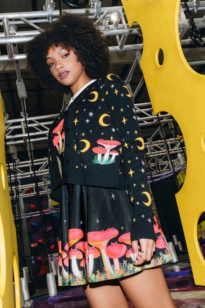 BlackMilk Clothing - Mushroom Cats Cardigan
