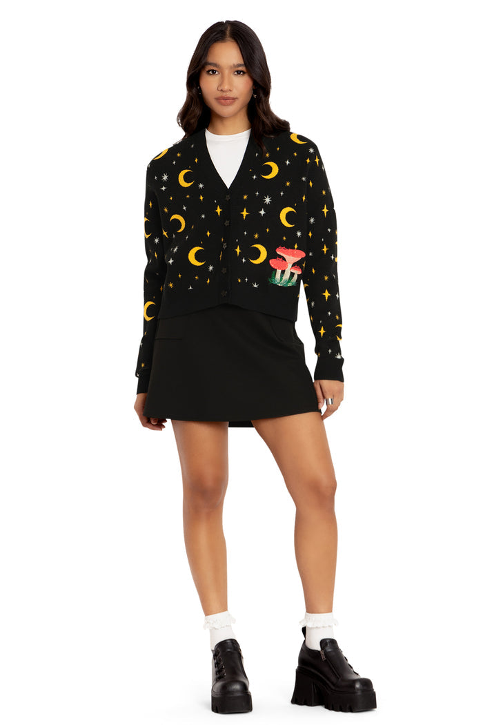 BlackMilk Clothing - Mushroom Cats Cardigan