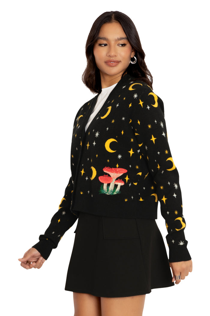 BlackMilk Clothing - Mushroom Cats Cardigan