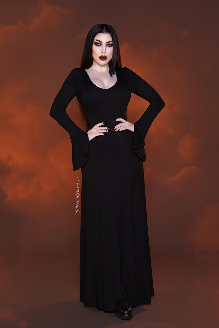 BlackMilk Clothing - Mythos Split Sleeve Maxi Dress