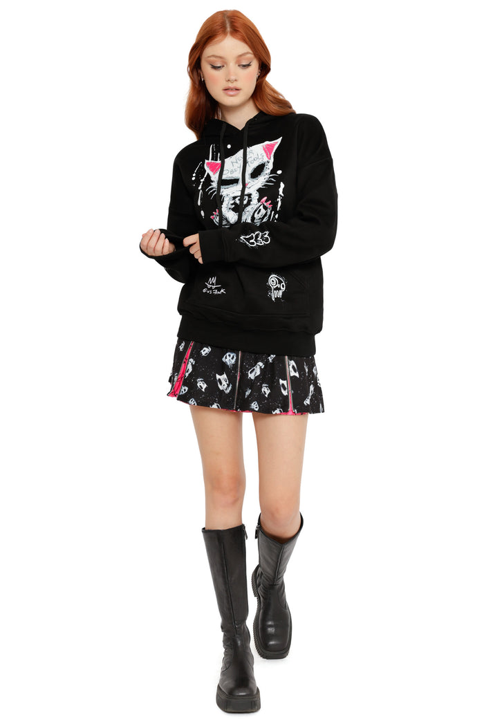 Never Obey Fools Kangaroo Pocket Hoodie