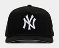 New York Yankees 950AF Snapback Mens Hat (Black/White)