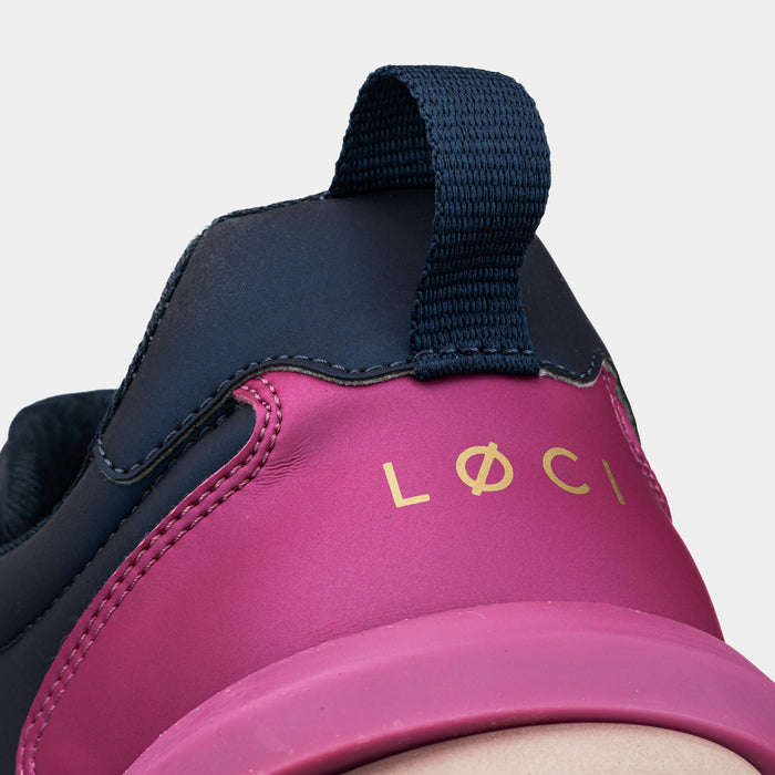 Nicki Minaj x Fusion Press Play Womens Lifestyle Shoes (Metallic Navy/Gold)