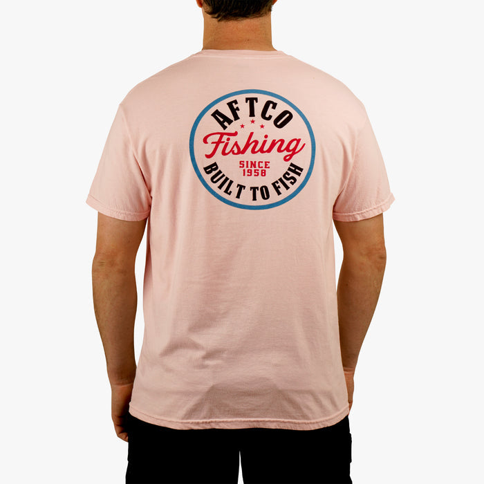 Dusty Rose Heather  $Model is 6'1" 190lbs Size L$